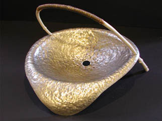 Ebony, nickel silver, maple whips, copper. 2000-2004
